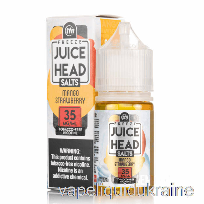 Vape Liquid Ukraine FREEZE Mango Strawberry - Juice Head Salts - 30mL 35mg